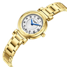 Load image into Gallery viewer, Lee Cooper Elegance Silver Dial Gold Watch - LC08270.130
