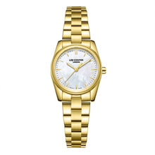 Load image into Gallery viewer, Lee Cooper Sylara White MOP Dial Gold Watch - LC08299.120
