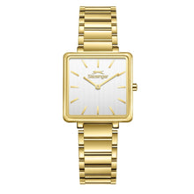 Load image into Gallery viewer, Slazenger Tank-Style Square-Case Gold Watch

