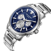 Load image into Gallery viewer, Lee Cooper Malo Multifunction Blue Dial Silver Watch
