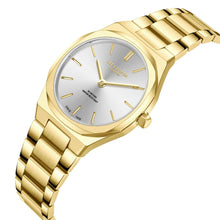 Load image into Gallery viewer, Lee Cooper Arlène Silver Dial Gold Watch - LC08276.130
