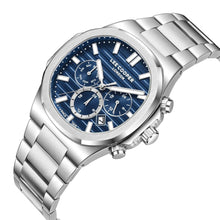 Load image into Gallery viewer, Lee Cooper Gauthier Multifuntion Blue Dial Silver Watch
