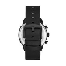 Load image into Gallery viewer, Lee Cooper Multifunction All Black Leather Strap Watch –
