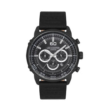Load image into Gallery viewer, Lee Cooper Multifunction All Black Leather Strap Watch –
