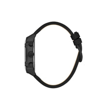 Load image into Gallery viewer, Lee Cooper Navy Blue Dial Black Leather Strap Watch –
