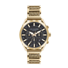 Load image into Gallery viewer, Lee Cooper Multifunction Black Dial Gold Watch –
