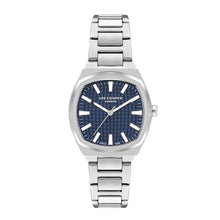 Load image into Gallery viewer, Lee Cooper Square Navy Blue Dial Silver Watch – LC07985.390
