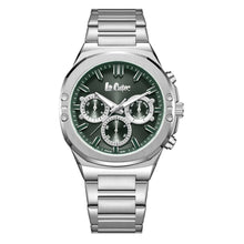Load image into Gallery viewer, Lee Cooper Multifunction Green Dial Silver Men’s Watch
