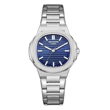 Load image into Gallery viewer, Lee Cooper Classic Square Case Blue Dial Silver Watch
