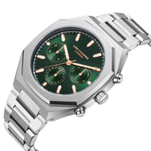 Load image into Gallery viewer, Lee Cooper Multifunction Green Dial Silver Men’s Watch
