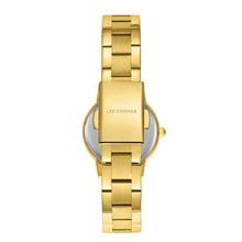 Load image into Gallery viewer, Lee Cooper Crystals White MOP Dial Gold Watch - LC08098.120
