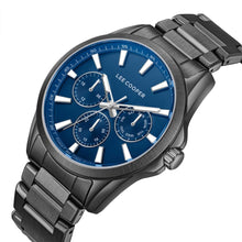 Load image into Gallery viewer, Lee Cooper Multifunction Navy Blue Dial Black Strap Men’s
