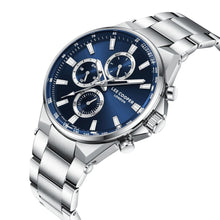 Load image into Gallery viewer, Lee Cooper Contemporary Multifunction Blue Dial Silver
