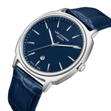 Load image into Gallery viewer, Lee Cooper Date Window Navy Blue Dial and Genuine Leather
