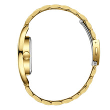 Load image into Gallery viewer, Lee Cooper Square Fashion Silver Dial Gold Watch
