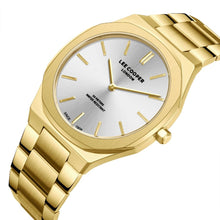 Load image into Gallery viewer, Lee Cooper Classic Silver Dial Gold Watch - LC08275.130
