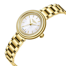 Load image into Gallery viewer, Lee Cooper Classic White MOP Dial Gold Watch - LC08279.120
