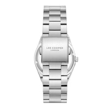 Load image into Gallery viewer, Lee Cooper Business Date Window Blue Dial Silver Watch
