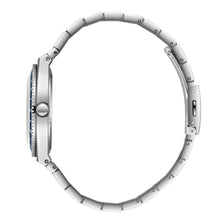 Load image into Gallery viewer, Lee Cooper Business Date Window Blue Dial Silver Watch
