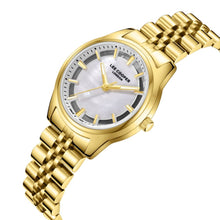 Load image into Gallery viewer, Lee Cooper Classic White MOP Dial Gold Watch - LC08285.120
