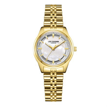 Load image into Gallery viewer, Lee Cooper Classic White MOP Dial Gold Watch - LC08285.120
