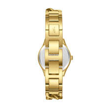 Load image into Gallery viewer, Lee Cooper Classic White MOP Dial Gold Link Bracelet Watch
