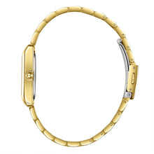 Load image into Gallery viewer, Lee Cooper Square Silver Dial Gold Watch - LC08300.130
