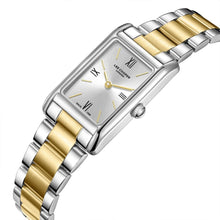 Load image into Gallery viewer, Lee Cooper Square Silver Dial Two Tone Watch - LC08300.230
