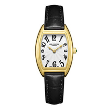 Load image into Gallery viewer, Lee Cooper Rectangular White Dial Black Genuine Leather
