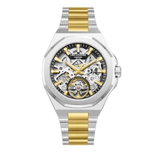 Load image into Gallery viewer, Lee Cooper Automatic Black Semi-Skeleton Dial Two Tone
