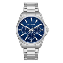 Load image into Gallery viewer, Lee Cooper Malo Multifunction Blue Dial Silver Watch
