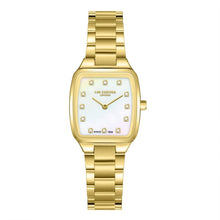 Load image into Gallery viewer, Lee Cooper Malo White MOP Dial Gold Watch - LC08266.120
