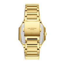 Load image into Gallery viewer, Lee Cooper Maxime Square Case Brown Dial Gold Watch
