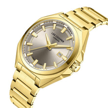 Load image into Gallery viewer, Lee Cooper Oswin Date Window Beige Dial Gold Watch
