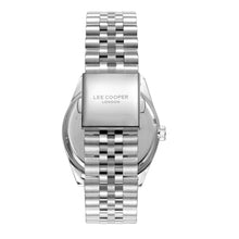 Load image into Gallery viewer, Lee Cooper Simon Date Window Blue Dial Silver Watch

