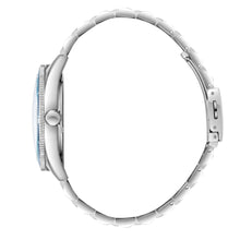 Load image into Gallery viewer, Lee Cooper Simon Date Window Blue Dial Silver Watch
