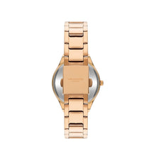 Load image into Gallery viewer, Lee Cooper StyleWork White and Green MOP Dial Rose Gold
