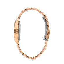 Load image into Gallery viewer, Lee Cooper StyleWork White and Green MOP Dial Rose Gold
