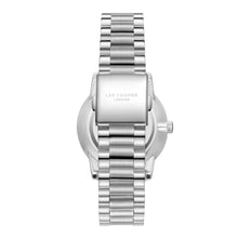 Load image into Gallery viewer, Lee Cooper Urian Day Date Window Green Dial Silver Watch
