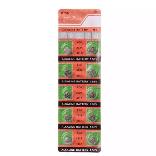 LR754 / AG5 Hearing Aid Batteries (10 Pack)
