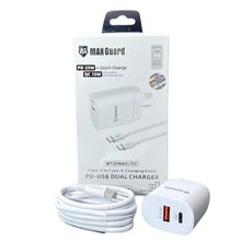 Load image into Gallery viewer, Maxguard Type C &amp; USB Power Adapter Wall Plug (NZ / AUS)
