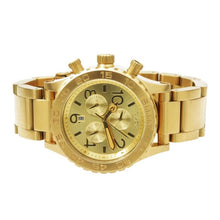 Load image into Gallery viewer, Nixon 42-20 Chrono Champagne Dial Gold Tone Men’s Watch
