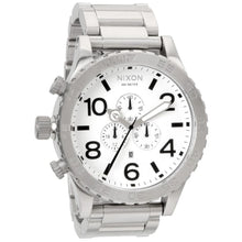 Load image into Gallery viewer, Nixon 51-30 Chronograph White Dial Stainless Steel Men’s
