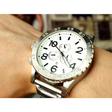 Load image into Gallery viewer, Nixon 51-30 Chronograph White Dial Stainless Steel Men’s
