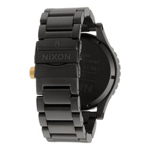 Load image into Gallery viewer, Nixon 51-30 Chronograph Matte Black &amp; Gold Men’s Watch
