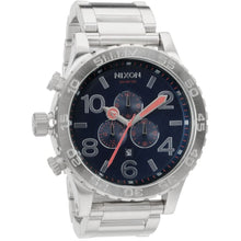 Load image into Gallery viewer, Nixon 51-30 Navy Blue Dial Silver Men’s Watch A083-307
