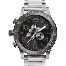 Load image into Gallery viewer, Nixon 51-30 Chrono Silver Gunmetal Men’s Watch A083-1762
