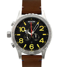 Load image into Gallery viewer, Nixon 51-30 Chrono Black Dial Brown Leather Men’s Watch
