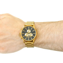 Load image into Gallery viewer, Nixon Sentry Chrono All Gold &amp; Black Men’s Watch A386-510
