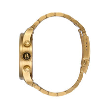 Load image into Gallery viewer, Nixon Sentry Chrono All Gold &amp; Black Men’s Watch A386-510
